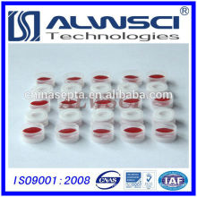 Factory sales 11mm plastic vials with screw snap back caps